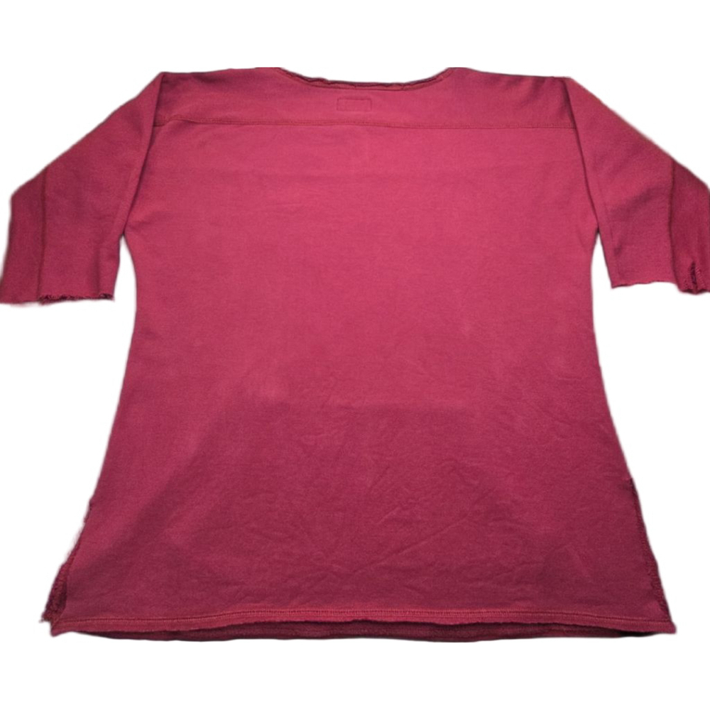 Converse Cropped Sweatshirt Red Collegiate Logo Medium Streetwear Y2K Style - Picture 2 of 8